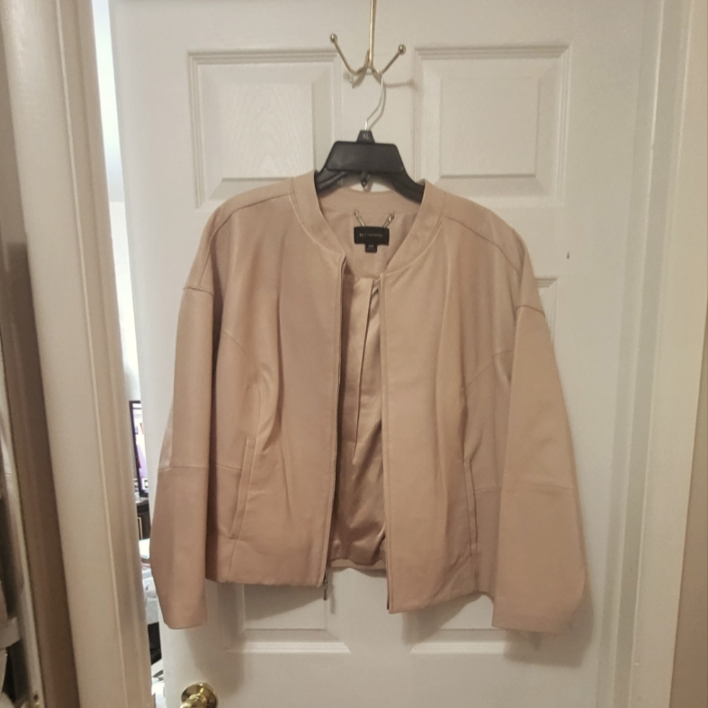 Womens soft leather jacket